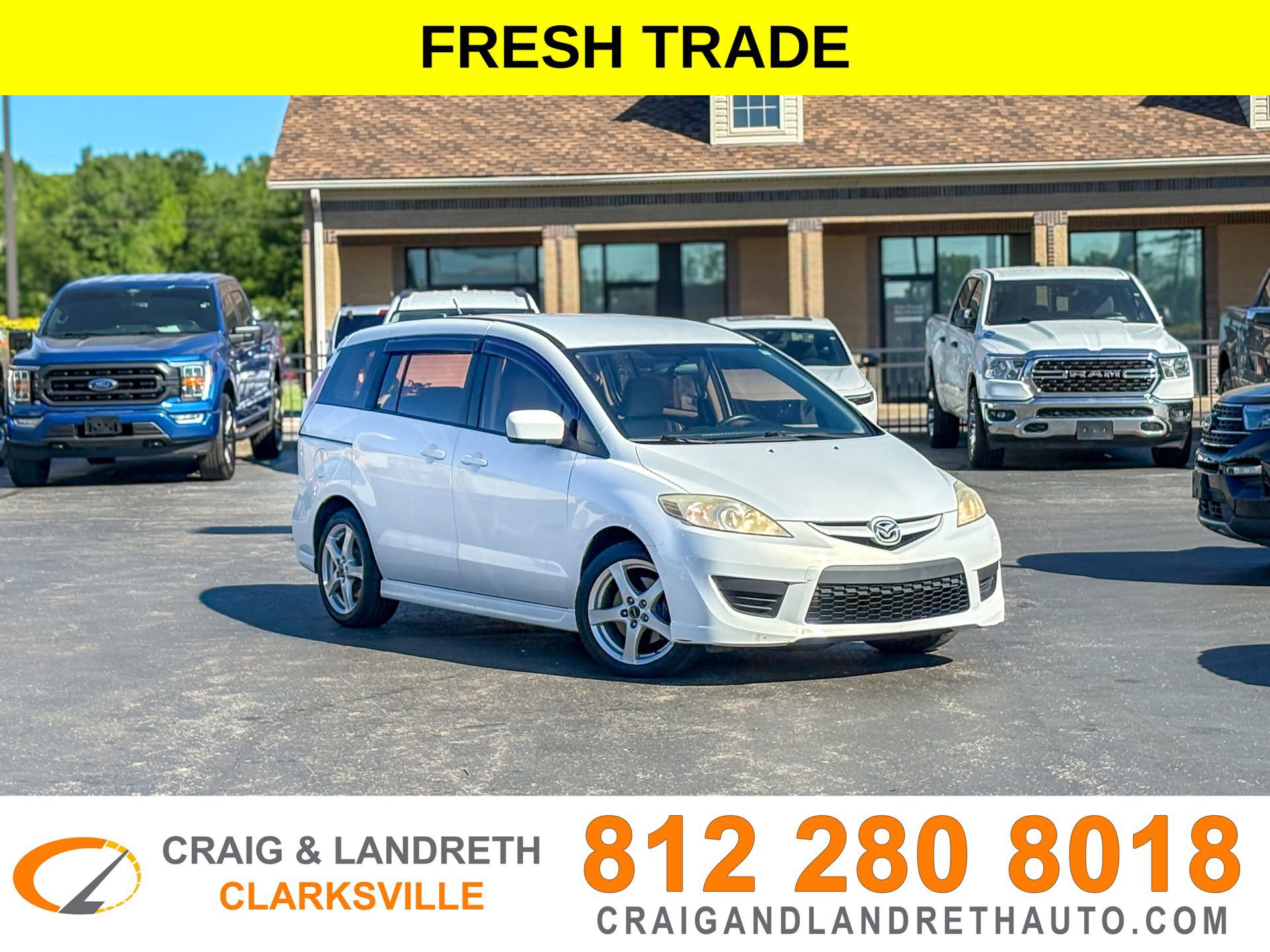 Used 2010 MAZDA MAZDA5 Sport w/ Popular Equipment Pkg FWD image 1
