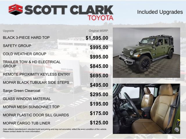 Used 2021 Jeep Wrangler Unlimited Sahara w/ Cold Weather Group AWD/4WD image 4