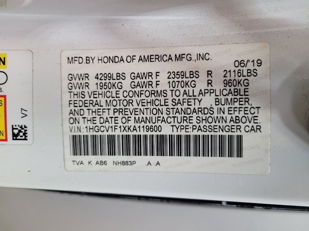 Used 2019 Honda Accord LX image 33