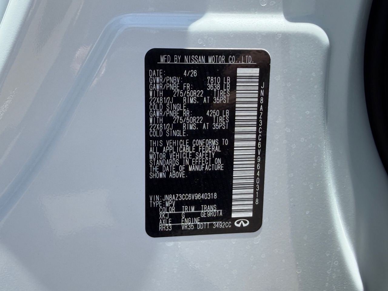 New 2027 INFINITI QX80 Autograph AWD/4WD image 27