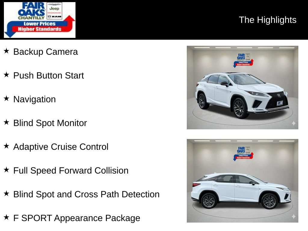 Used 2022 Lexus RX 350 F Sport AWD/4WD image 2