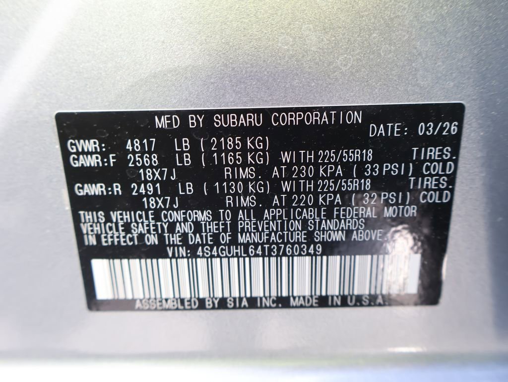 New 2026 Subaru Crosstrek 2.5i Limited AWD/4WD image 40