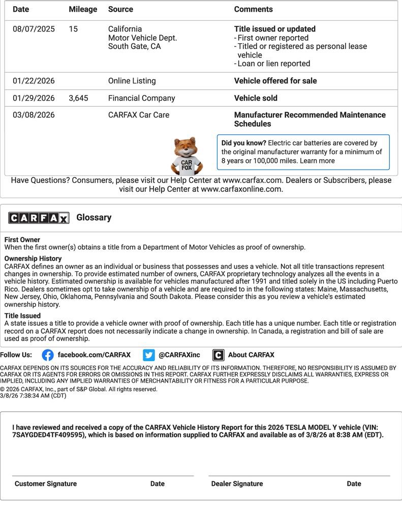 Used 2026 Tesla Model Y Long Range image 48