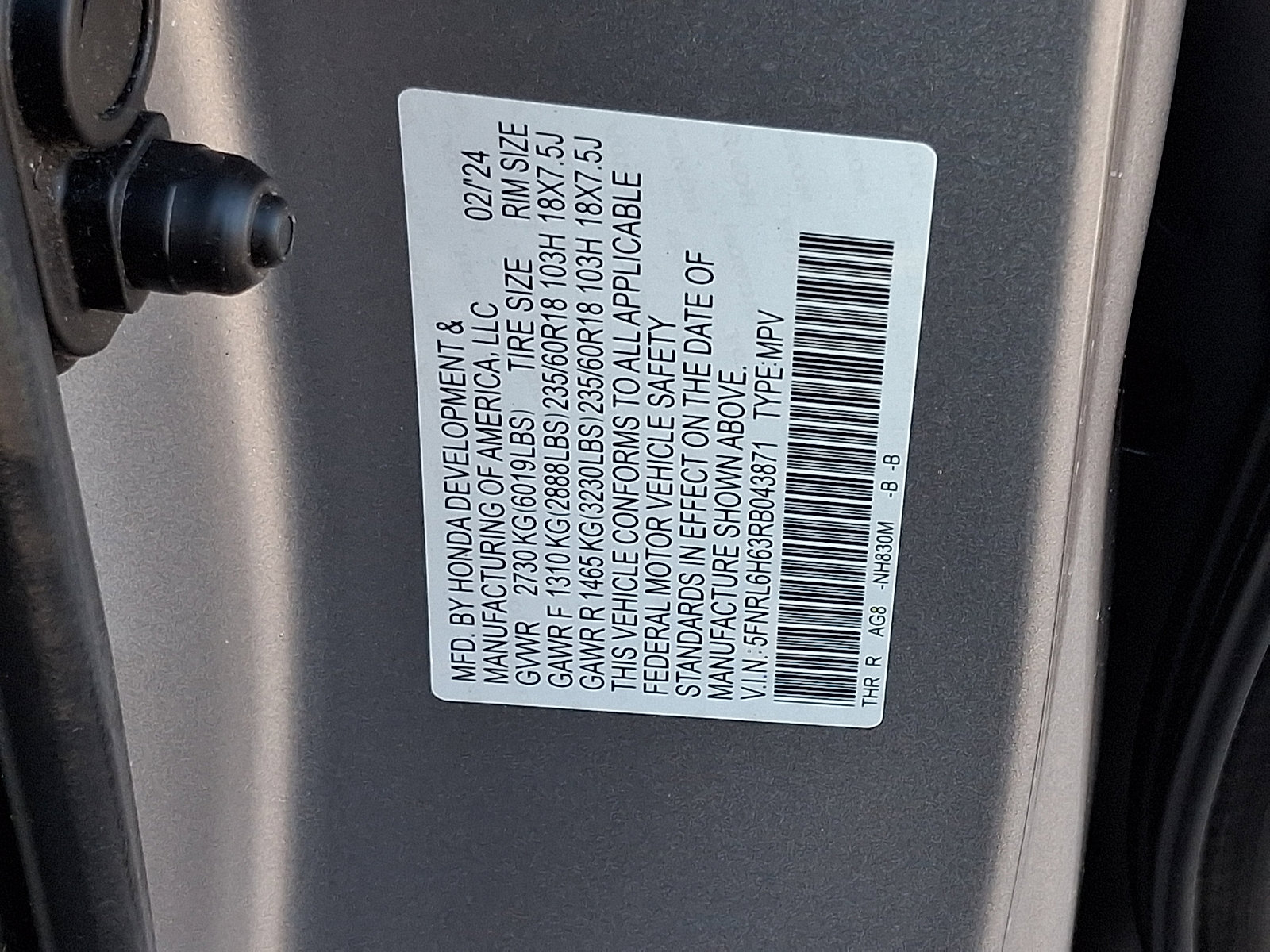 Used 2024 Honda Odyssey EX-L image 27