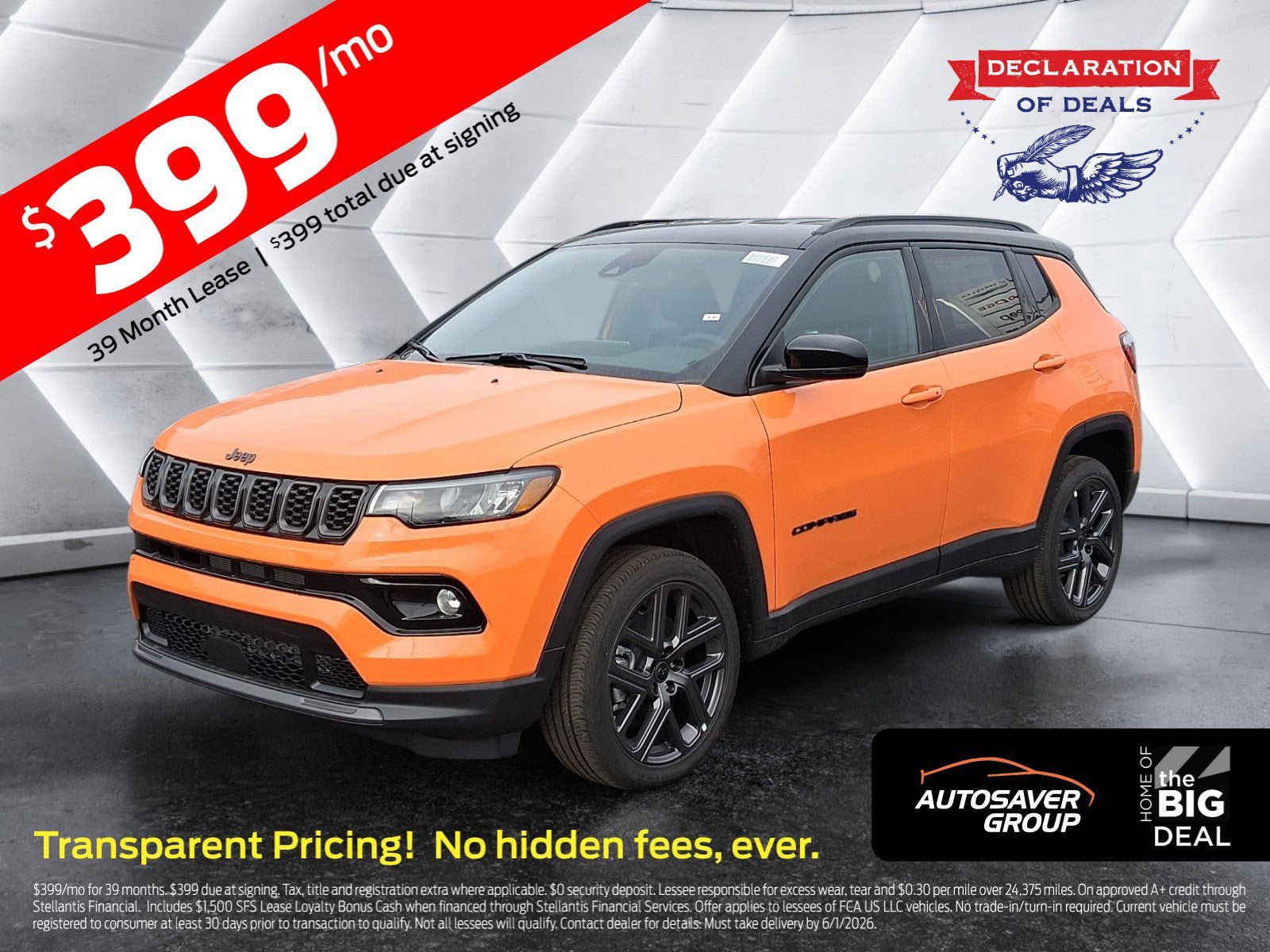 New 2026 Jeep Compass Limited w/ Limited Altitude Pack AWD/4WD image 1