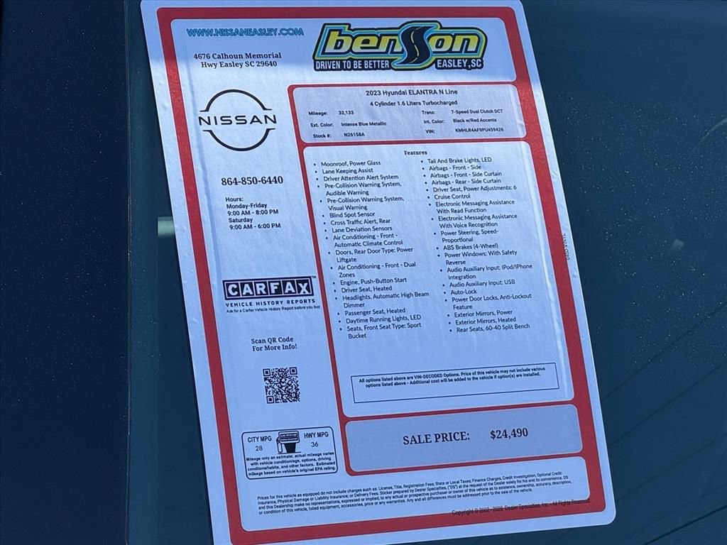 Used 2023 Hyundai Elantra N Line image 26