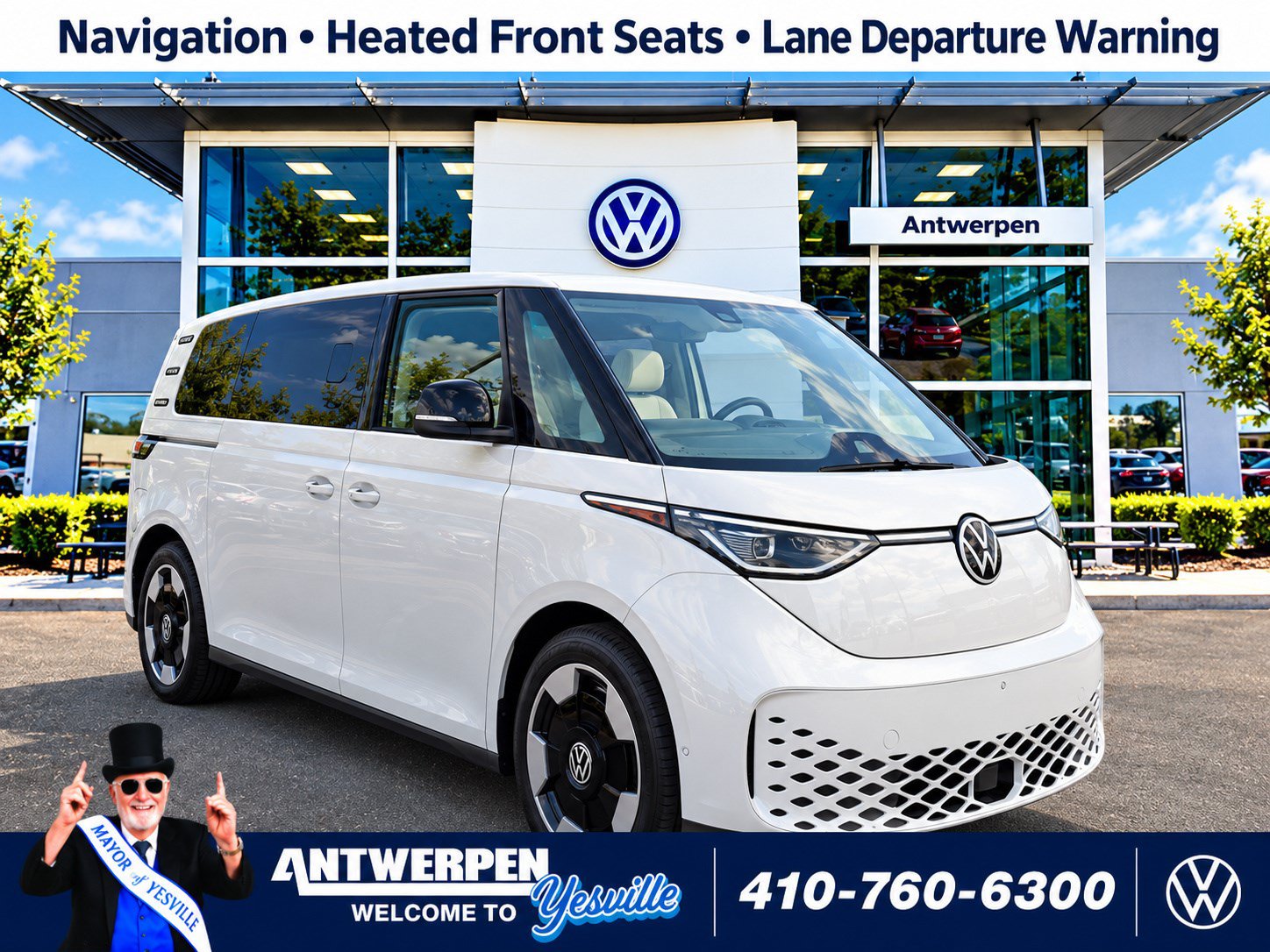 Used 2025 Volkswagen ID. Buzz Pro S Plus RWD image 1