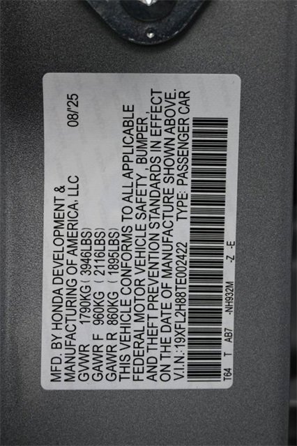 Used 2026 Honda Civic Sport image 42