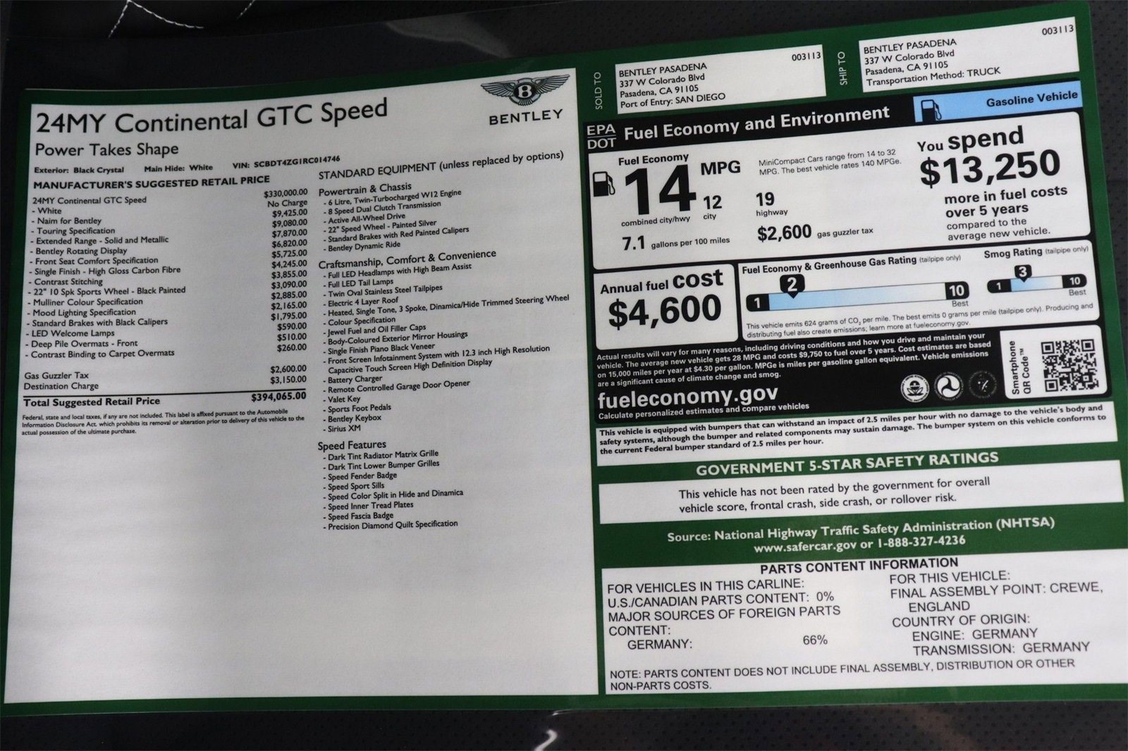 Used 2024 Bentley Continental GT Speed image 43