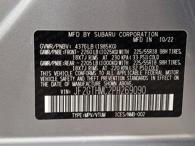Certified 2023 Subaru Crosstrek 2.5i Limited w/ Moonroof Package AWD/4WD image 27