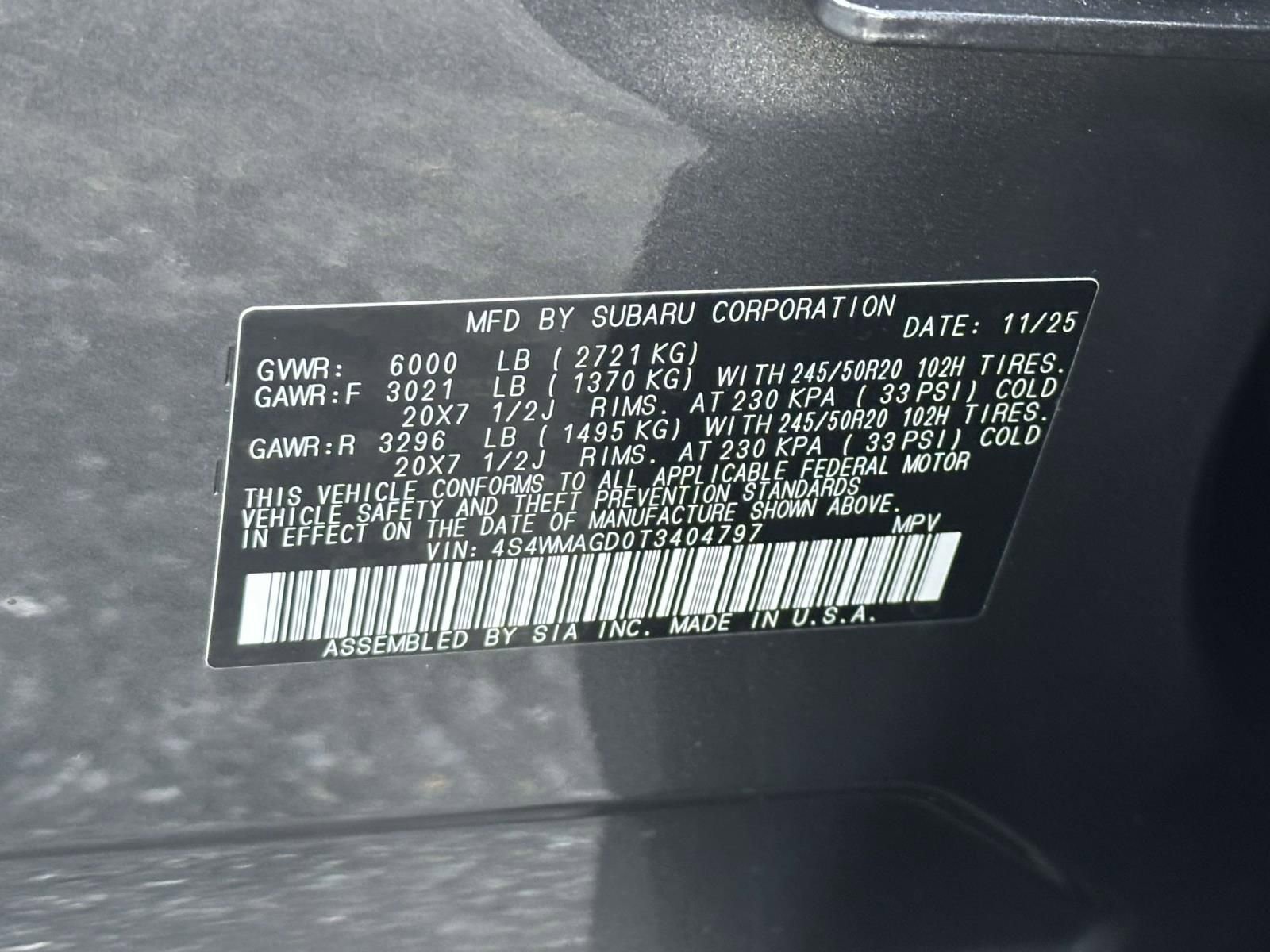 New 2026 Subaru Ascent Limited image 15