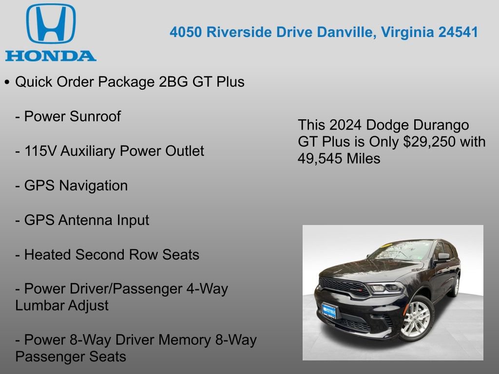 Used 2024 Dodge Durango GT image 12