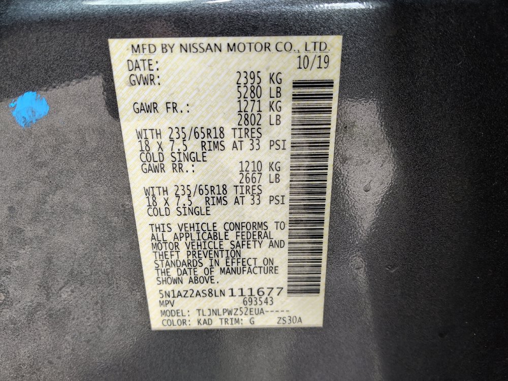 Used 2020 Nissan Murano S AWD/4WD image 33