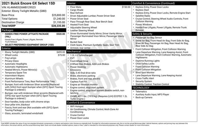 Used 2021 Buick Encore GX Select image 6