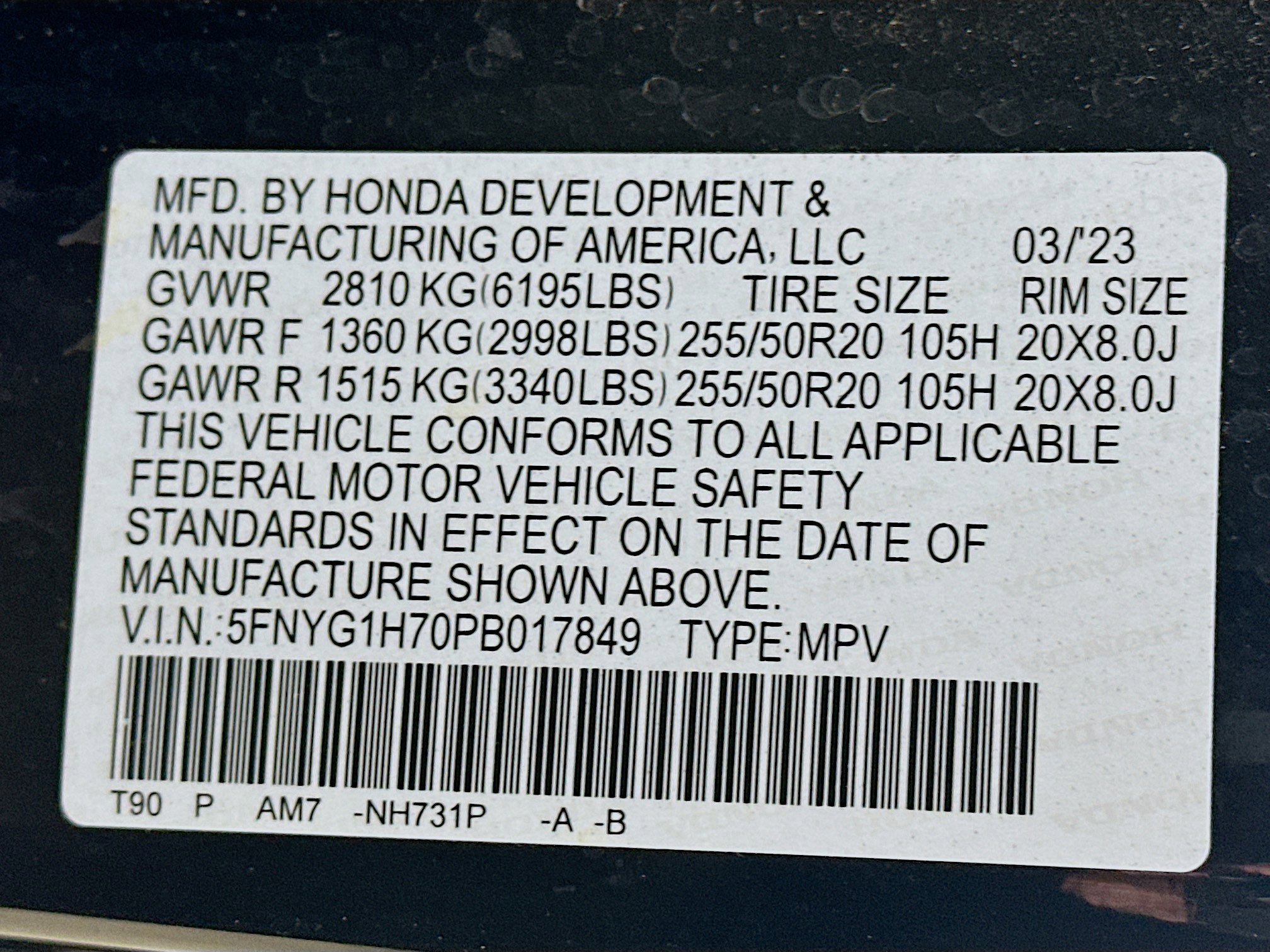 Used 2023 Honda Pilot Touring image 46