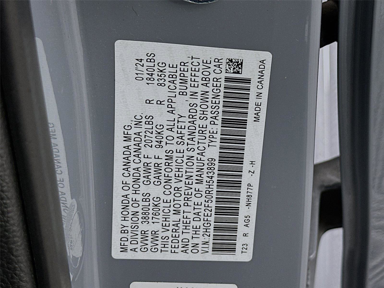 Used 2024 Honda Civic Sport image 21