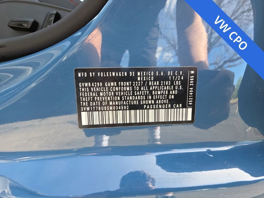 Certified 2025 Volkswagen Jetta GLI Autobahn FWD image 28