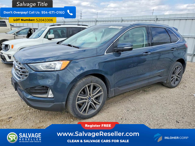 Used 2019 Ford Edge Titanium w/ Cold Weather Package AWD/4WD image 1