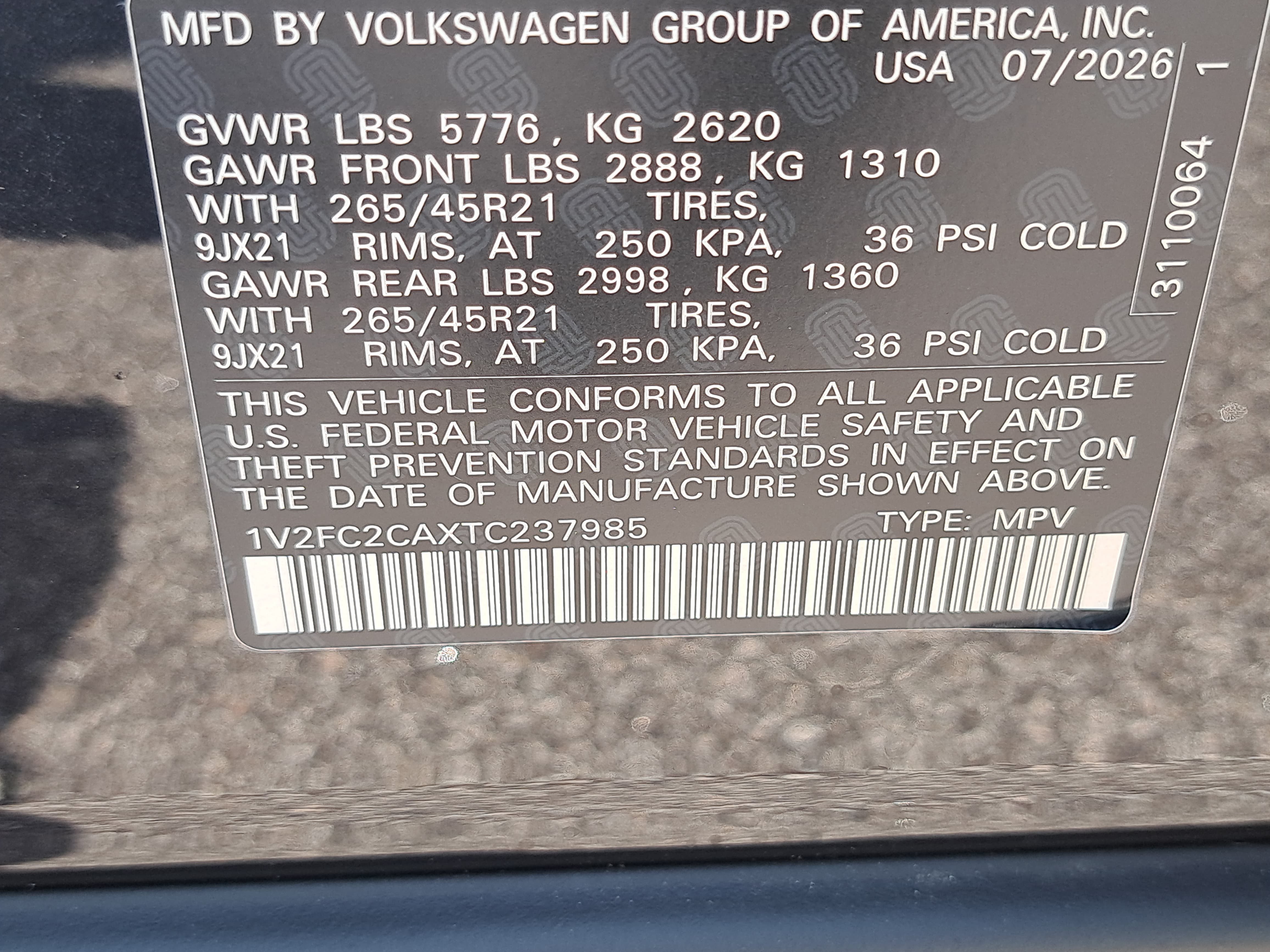 New 2026 Volkswagen Atlas Cross Sport SEL Premium R-Line AWD/4WD image 37