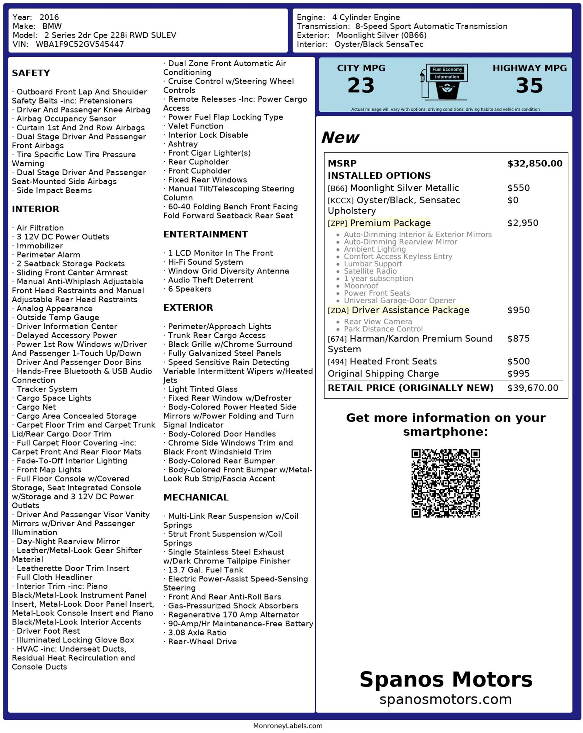 Used 2016 BMW 228i Coupe image 3