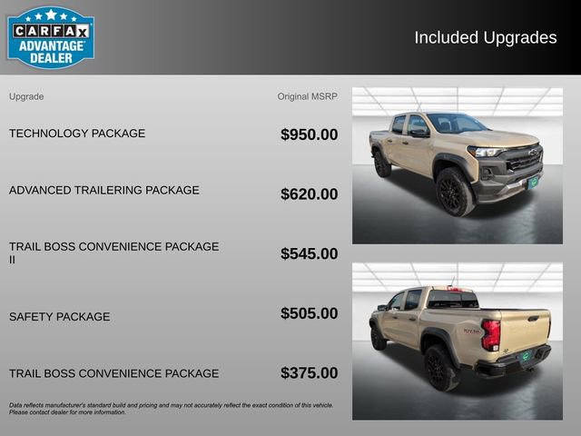 Used 2024 Chevrolet Colorado Trail Boss w/ Technology Package image 3