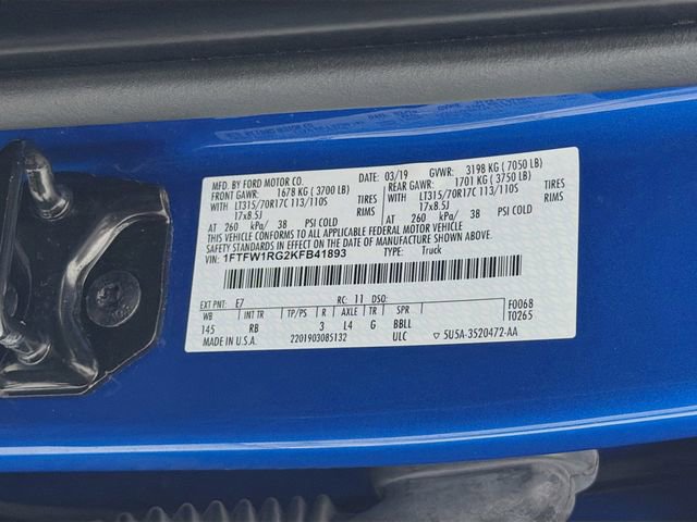 Used 2019 Ford F150 Raptor w/ Equipment Group 802A Luxury image 34