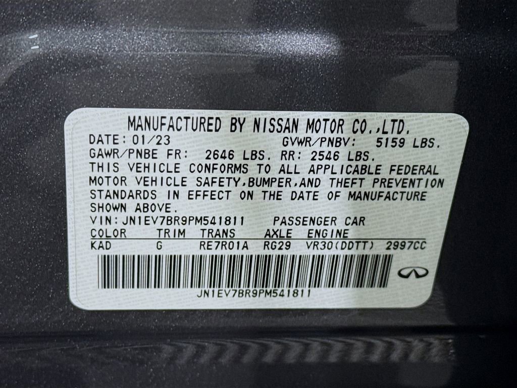 Used 2023 INFINITI Q50 Luxe w/ Cargo Package image 37