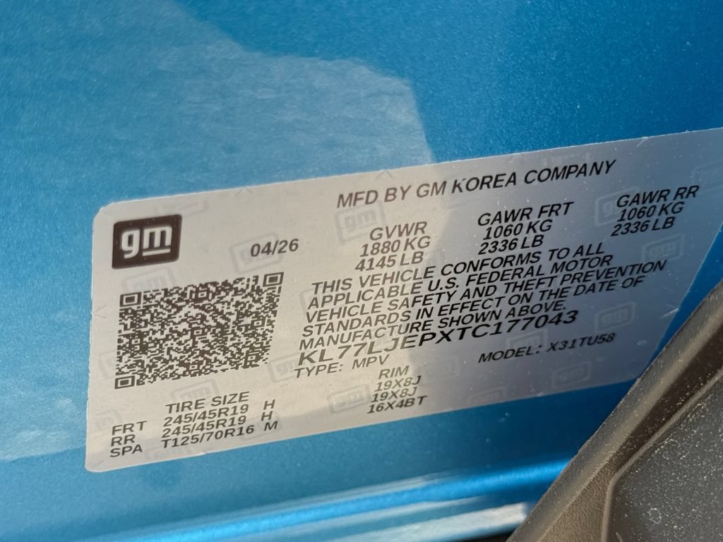 New 2026 Chevrolet Trax RS w/ Sunroof Package FWD image 28