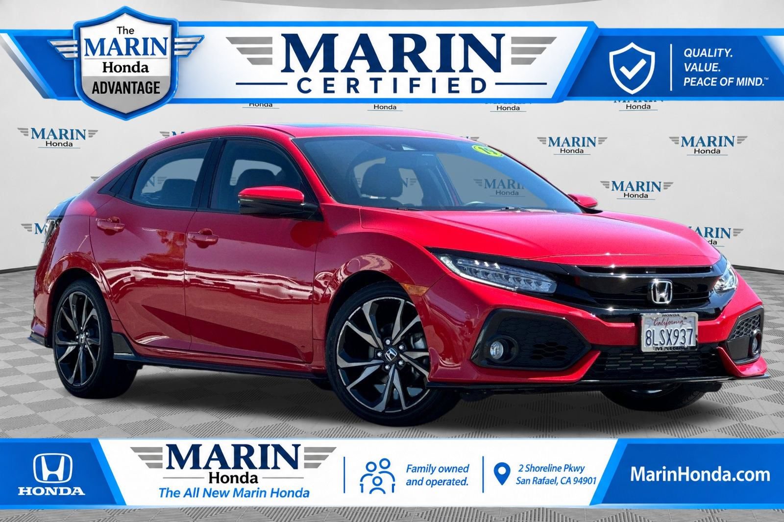 Used 2019 Honda Civic Sport Touring image 1