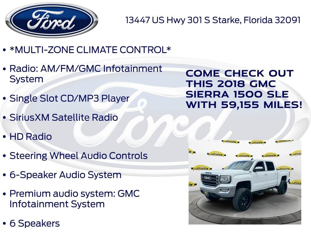 Used 2018 GMC Sierra 1500 SLE w/ Suspension Package, Off-Road AWD/4WD image 15