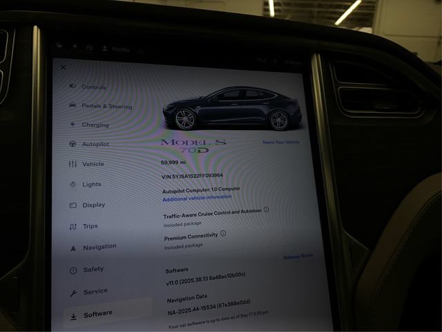 Used 2015 Tesla Model S 70D AWD/4WD image 22