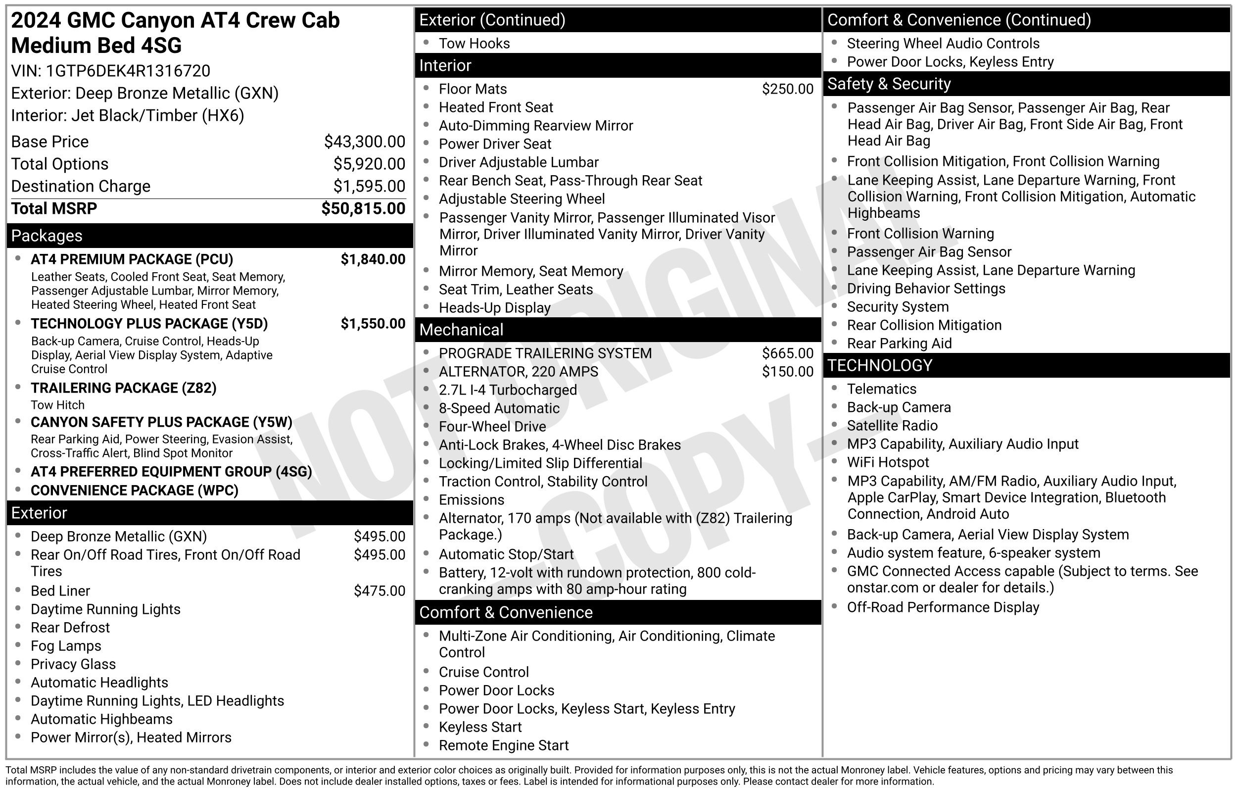 Used 2024 GMC Canyon AT4 w/ AT4 Premium Package AWD/4WD image 2