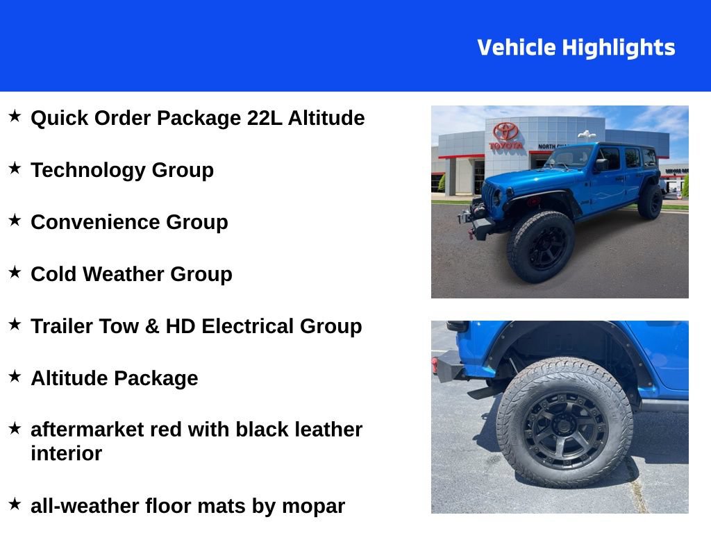Used 2022 Jeep Wrangler Unlimited Sport AWD/4WD image 4