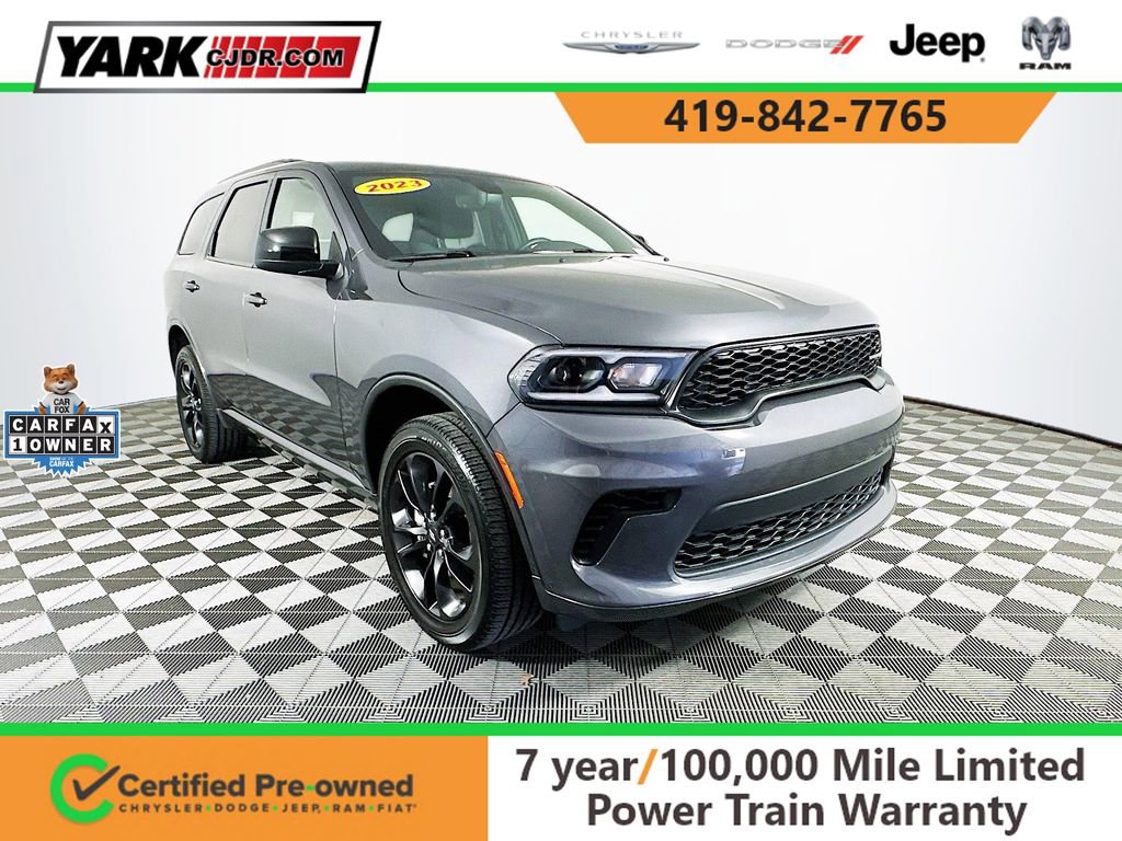 Certified 2023 Dodge Durango GT w/ Blacktop Package