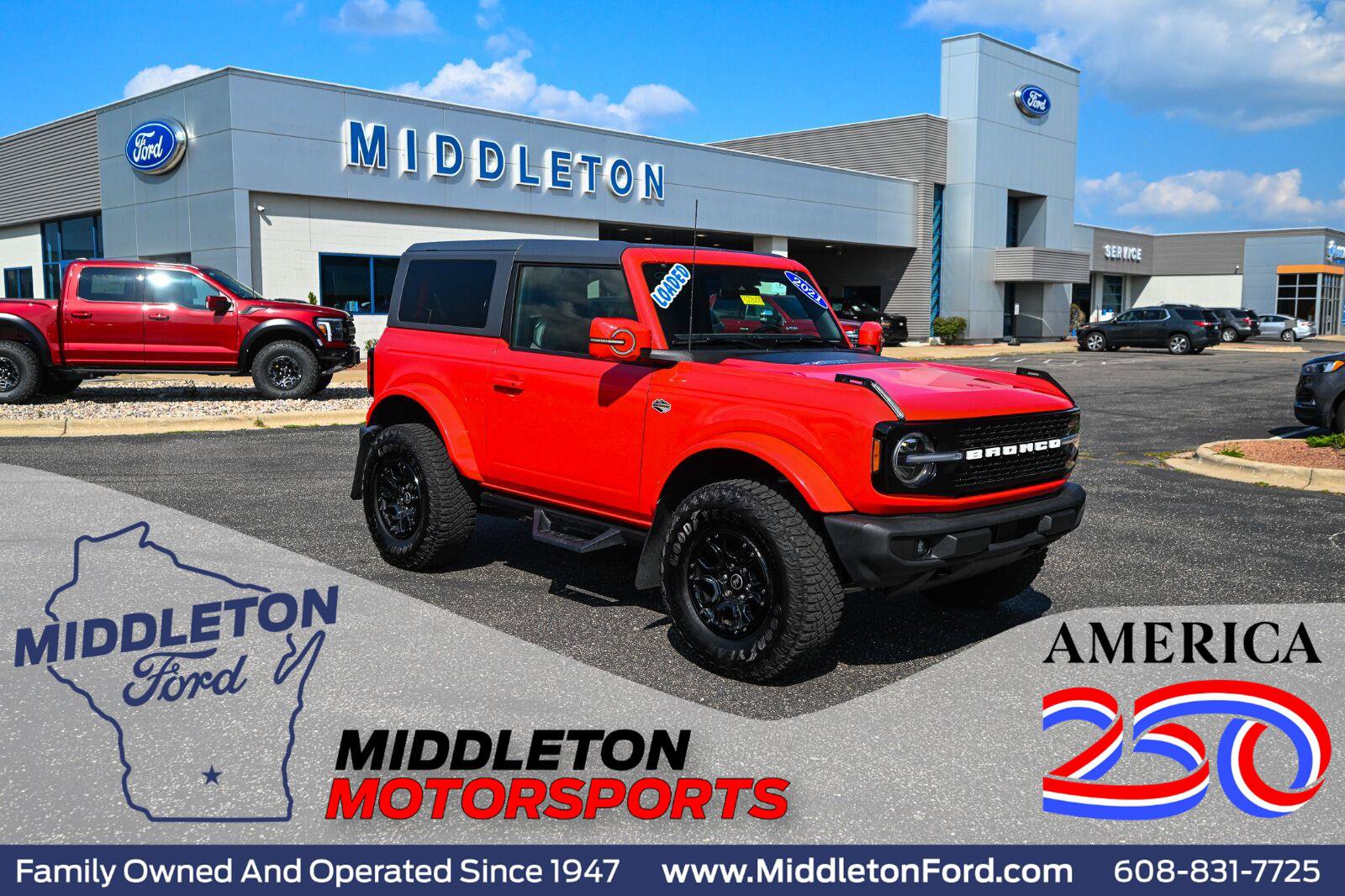 Certified 2021 Ford Bronco Wildtrak AWD/4WD image 1