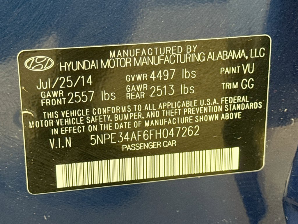 Used 2015 Hyundai Sonata Sport w/ Option Group 04 FWD image 38