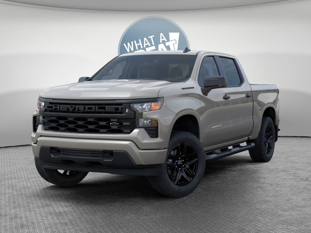 New 2026 Chevrolet Silverado 1500 Custom w/ Turbomax Blackout Package AWD/4WD image 8