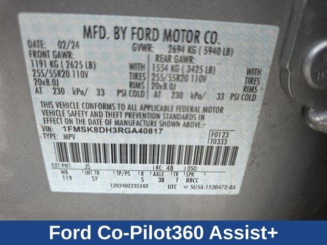 Certified 2024 Ford Explorer XLT w/ Equipment Group 202A AWD/4WD image 26