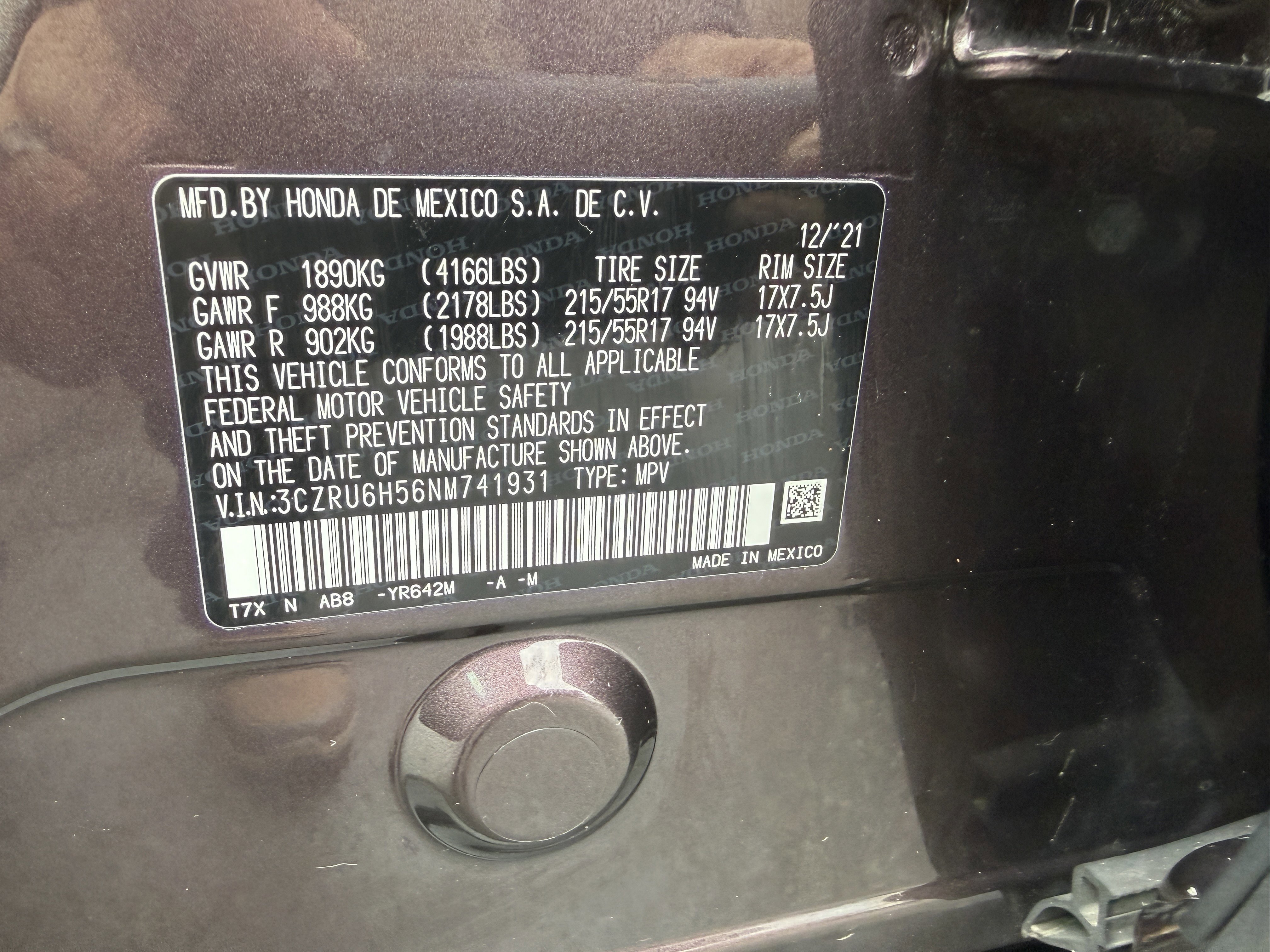 Used 2022 Honda HR-V EX image 30