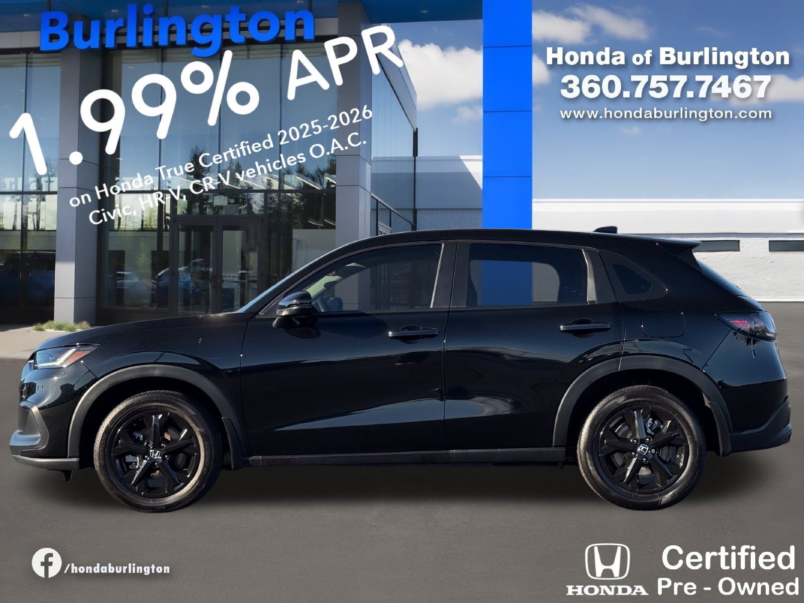 Certified 2025 Honda HR-V LX image 3