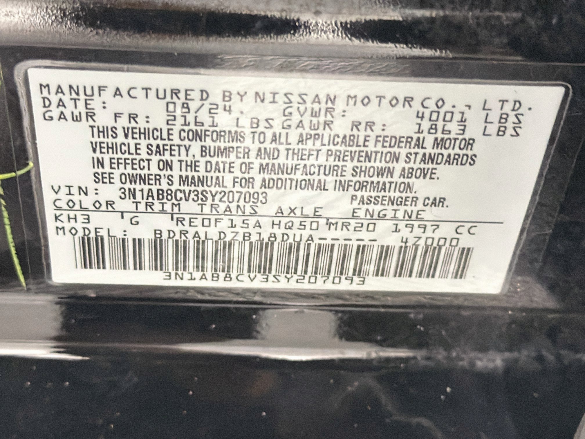 Used 2025 Nissan Sentra SV FWD image 12