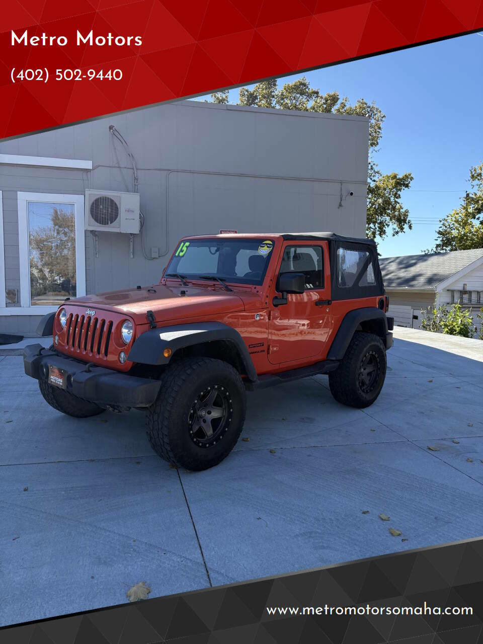 Used 2015 Jeep Wrangler Sport w/ Quick Order Package 23S image 1