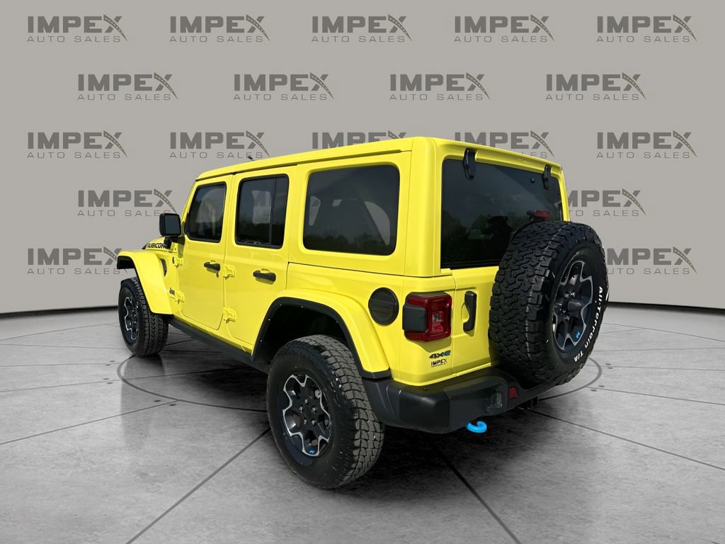 Used 2023 Jeep Wrangler Unlimited Rubicon 4xe w/ Steel Bumper Group AWD/4WD image 3