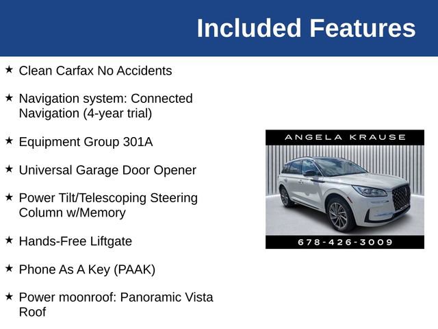 Used 2025 Lincoln Corsair Grand Touring w/ Equipment Group 301A image 5