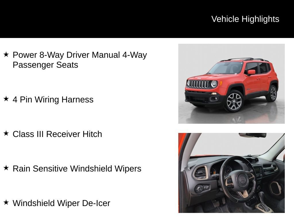 Used 2017 Jeep Renegade Latitude w/ Popular Equipment Group AWD/4WD image 26