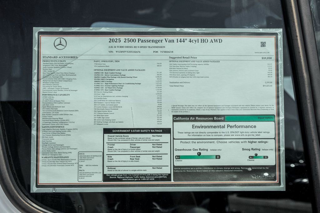 New 2025 Mercedes-Benz Sprinter 2500 image 25