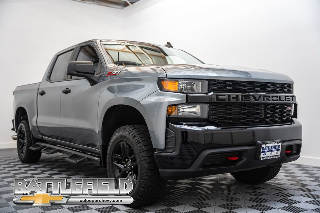 Used 2021 Chevrolet Silverado 1500 Custom Trail Boss AWD/4WD image 1