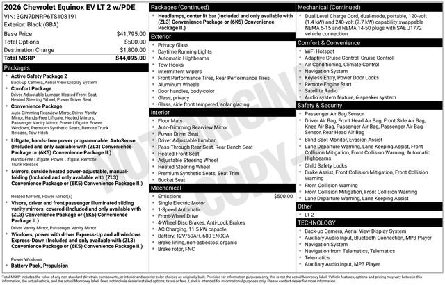 New 2026 Chevrolet Equinox EV LT FWD image 27