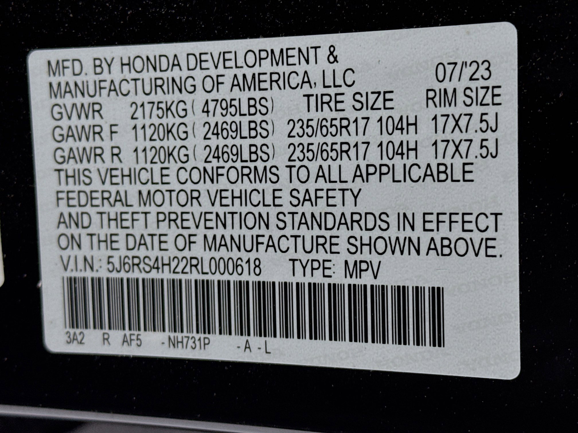 Certified 2024 Honda CR-V LX image 29