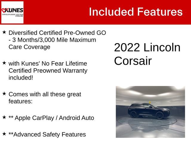 Used 2022 Lincoln Corsair Reserve w/ Equipment Group 201A image 4